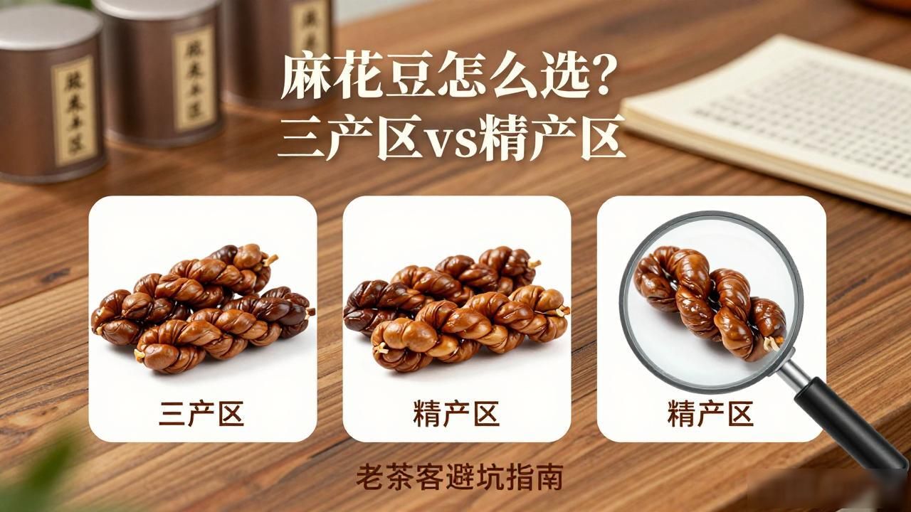 麻花豆怎么选？三产区vs精产区，老茶客揭秘避坑指南